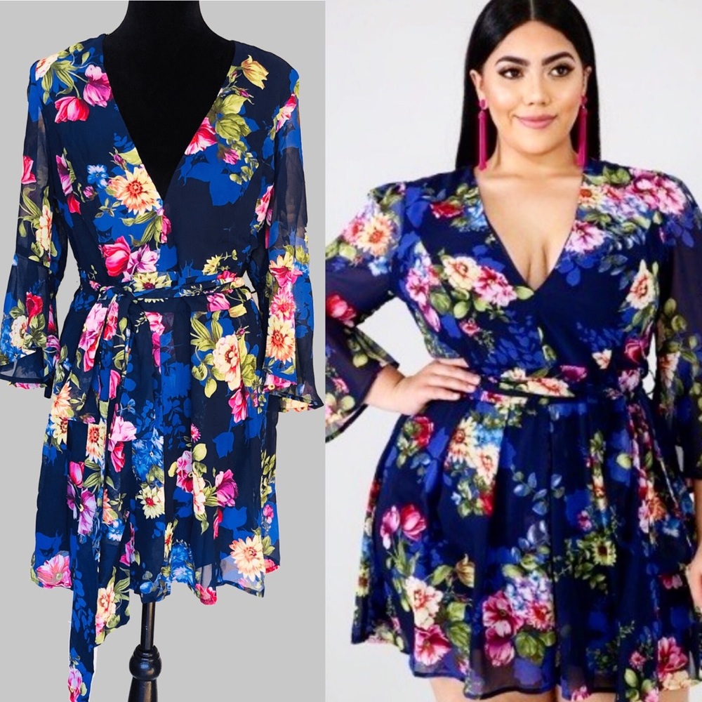 ♥️PLUS SIZE♥️ Gorgeous Floral Print Romper
